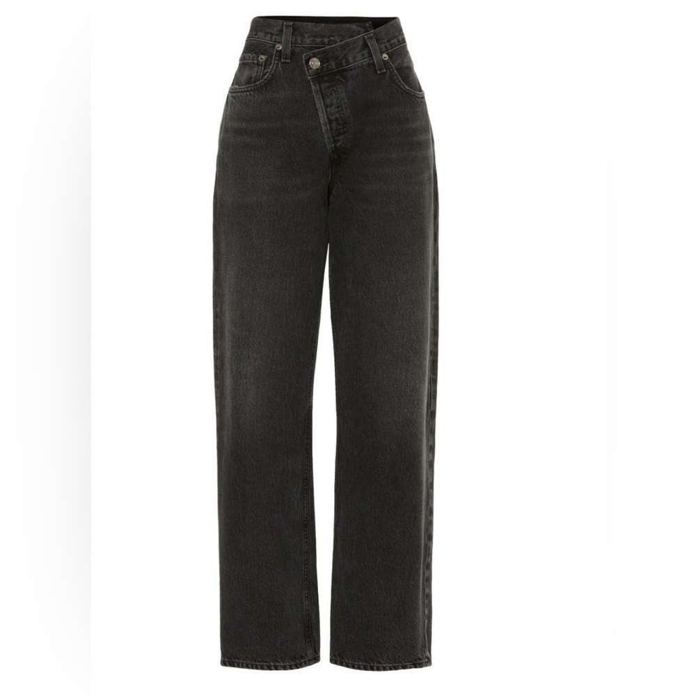 Agolde Black Criss Cross Jeans